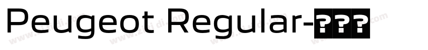 Peugeot Regular字体转换 Peugeot Regular字体转换